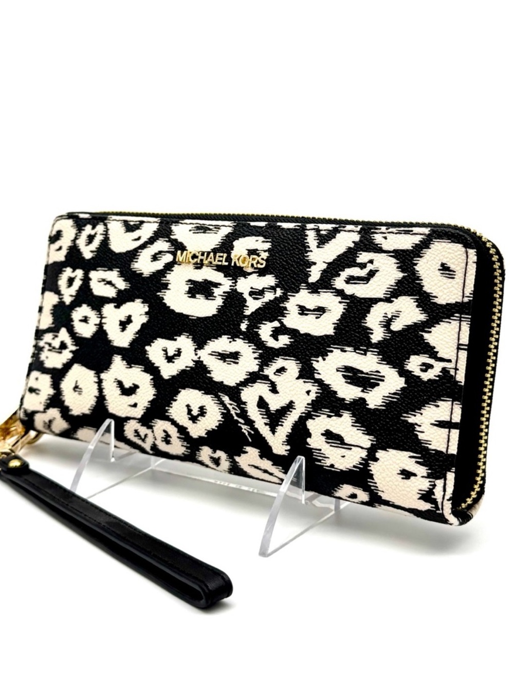 Michael Kors Large Continental Wallet - Black Multi